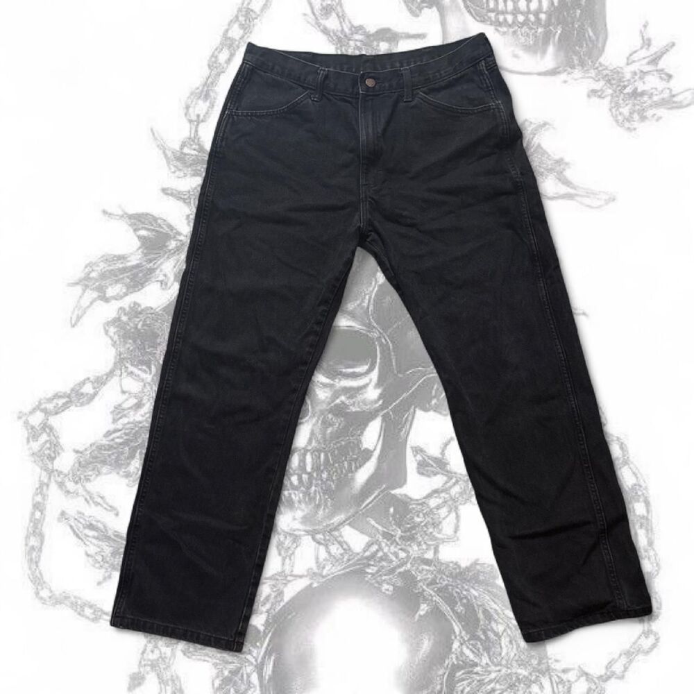 Unbranded Men's Black and Navy Jeans
